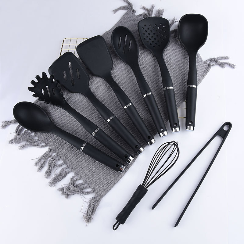 Hot Sale 9pcs Nylon Kitchen Utensils Set Soup Spoon Utensil Set Cooking Tools Kitchenware Cookware Set Nylon Kitchen Tool
